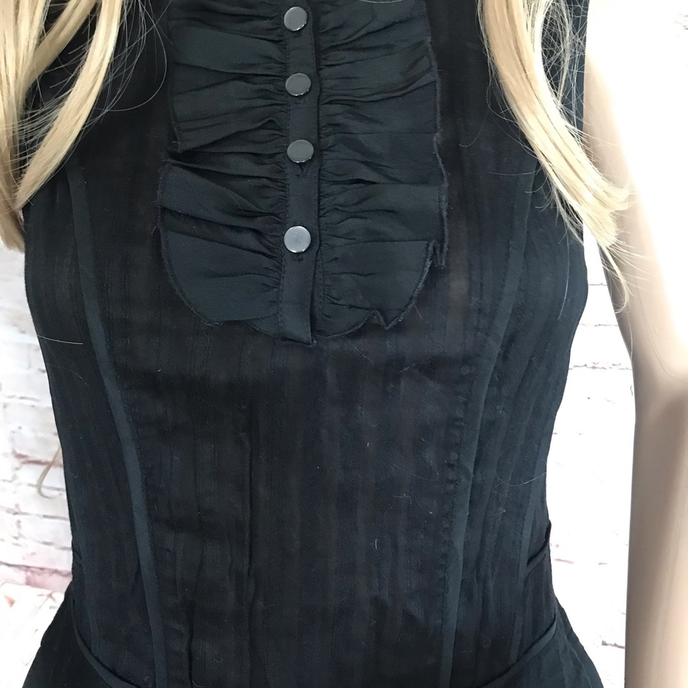 Richard Chai designer little black dress size 5 - Picture 8 of 12